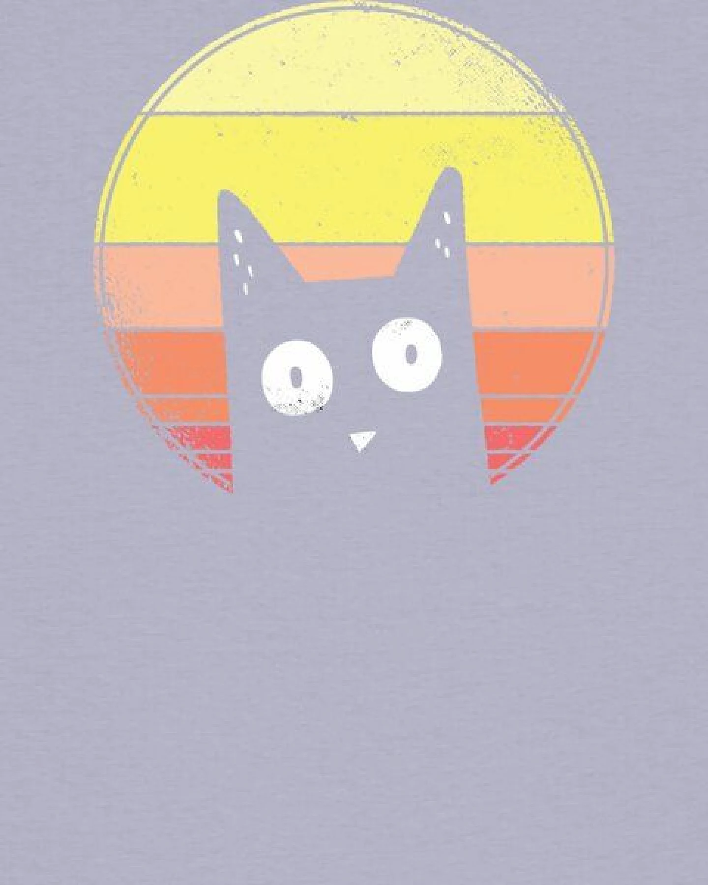 watapparel T-Shirt Frauen Sunset Cat – Ansicht 3