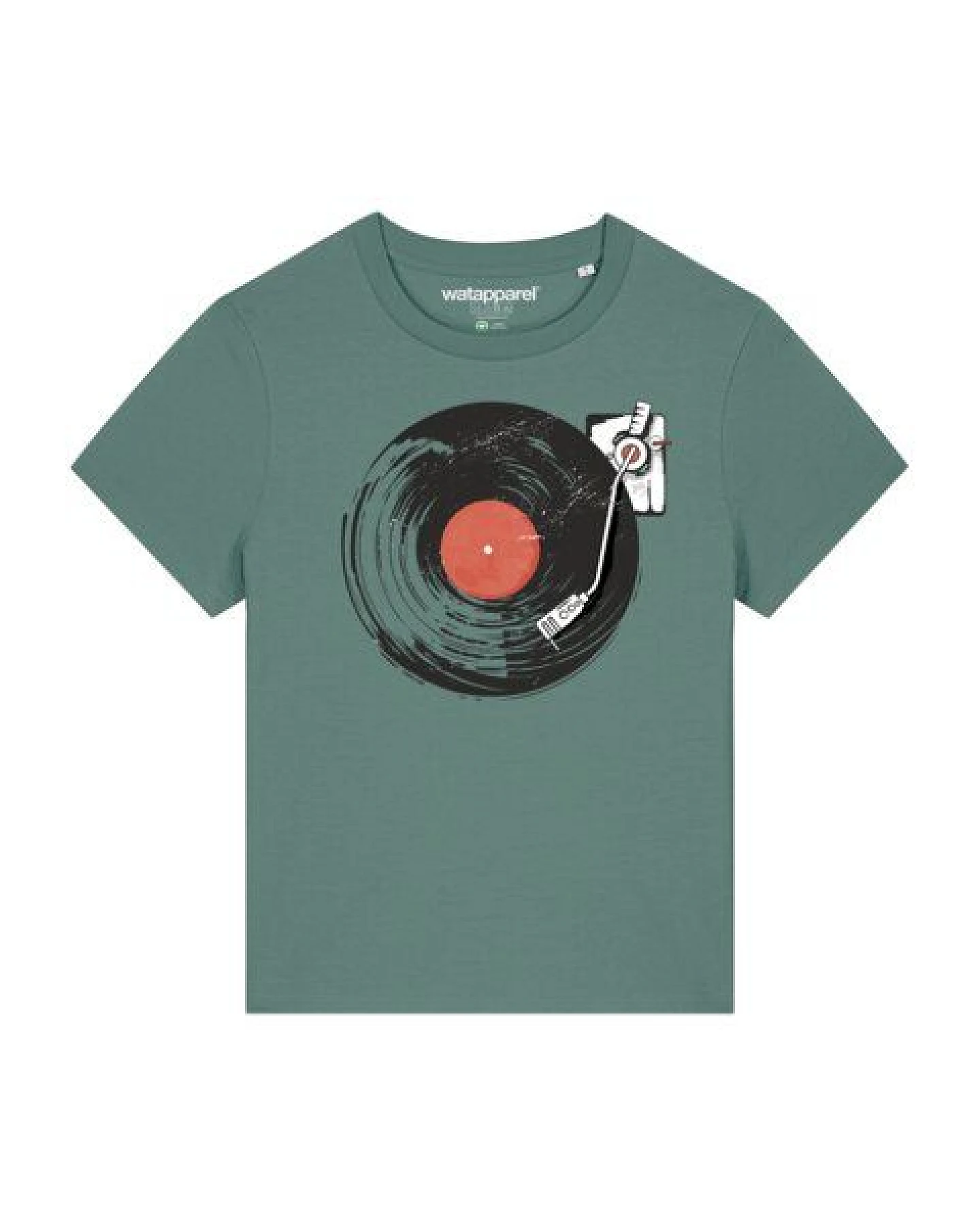 watapparel T-Shirt Frauen Schallplatte – Ansicht 2
