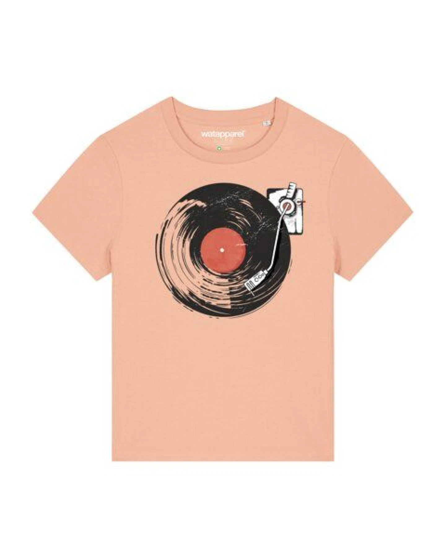 watapparel T-Shirt Frauen Schallplatte – Ansicht 2