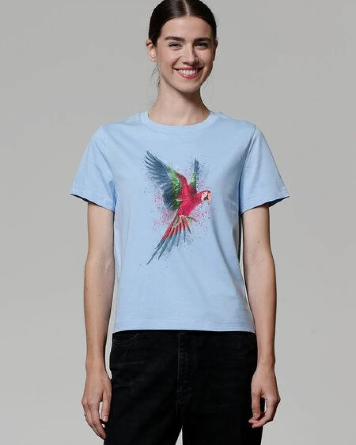 watapparel T-Shirt Frauen Papagei