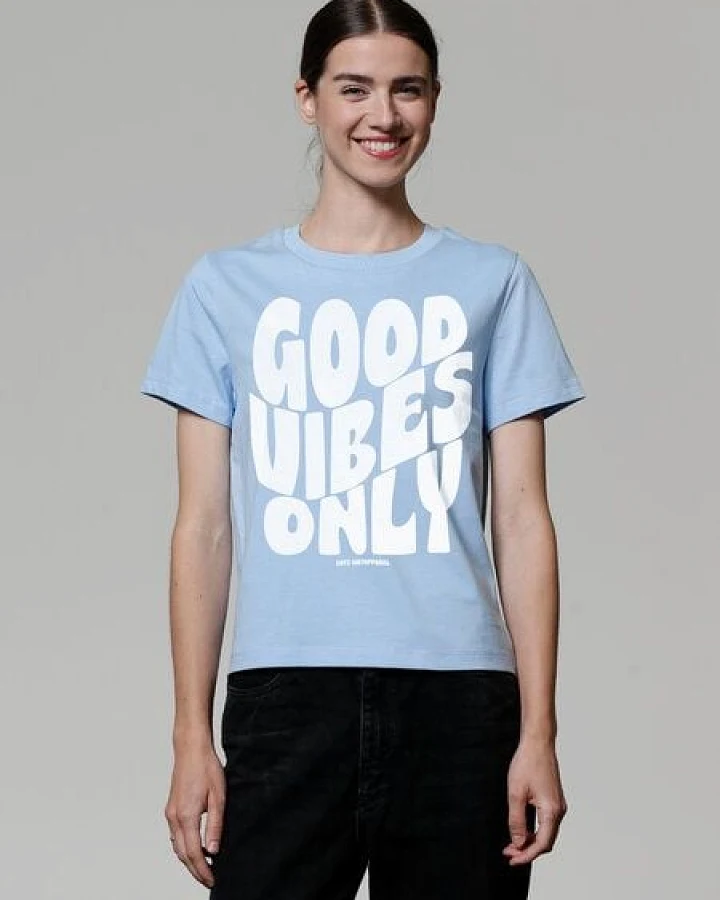 watapparel T-Shirt Frauen Good vibes only