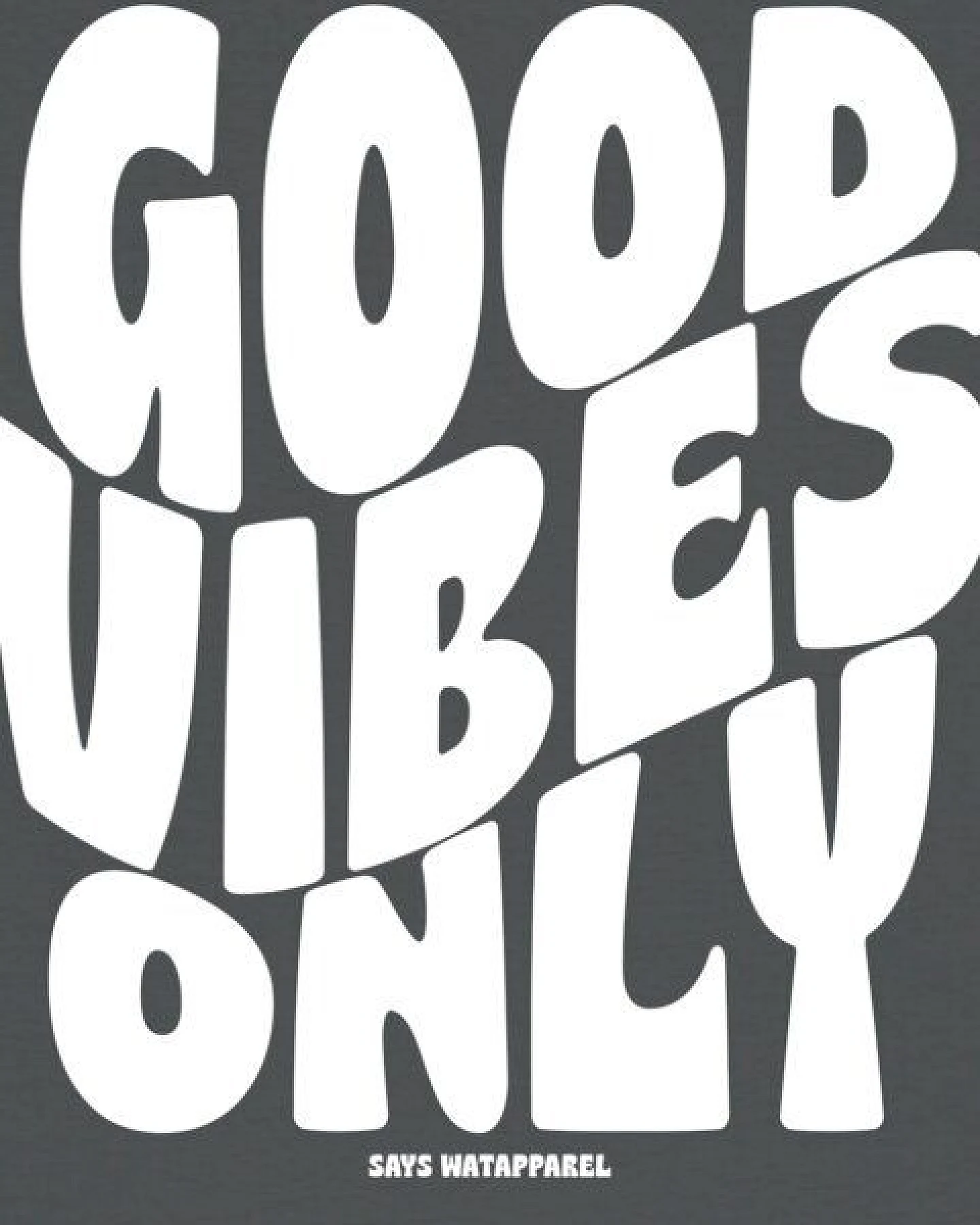 watapparel T-Shirt Frauen Good vibes only – Ansicht 3