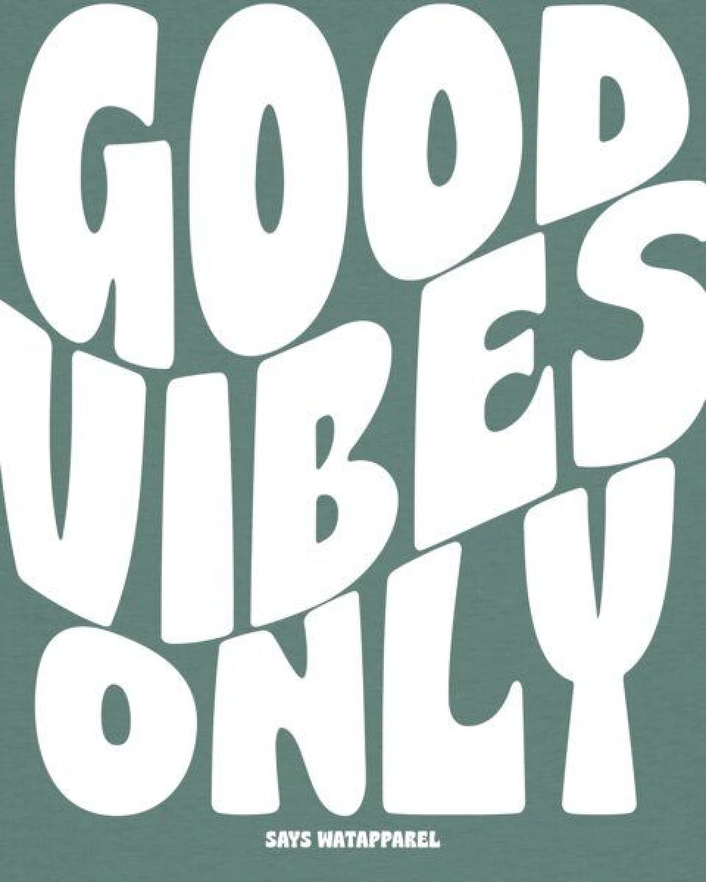 watapparel T-Shirt Frauen Good vibes only – Ansicht 3