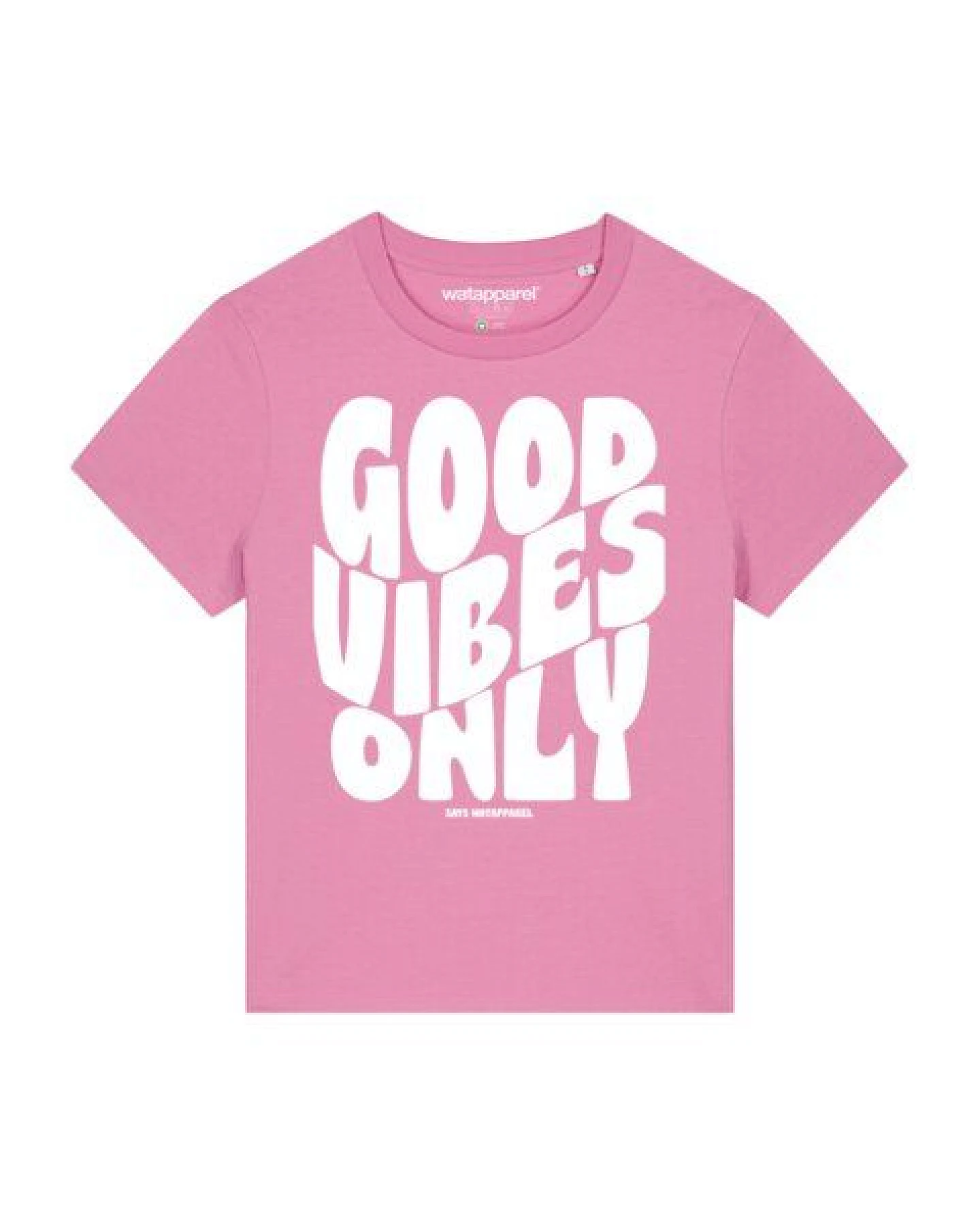watapparel T-Shirt Frauen Good vibes only – Ansicht 2