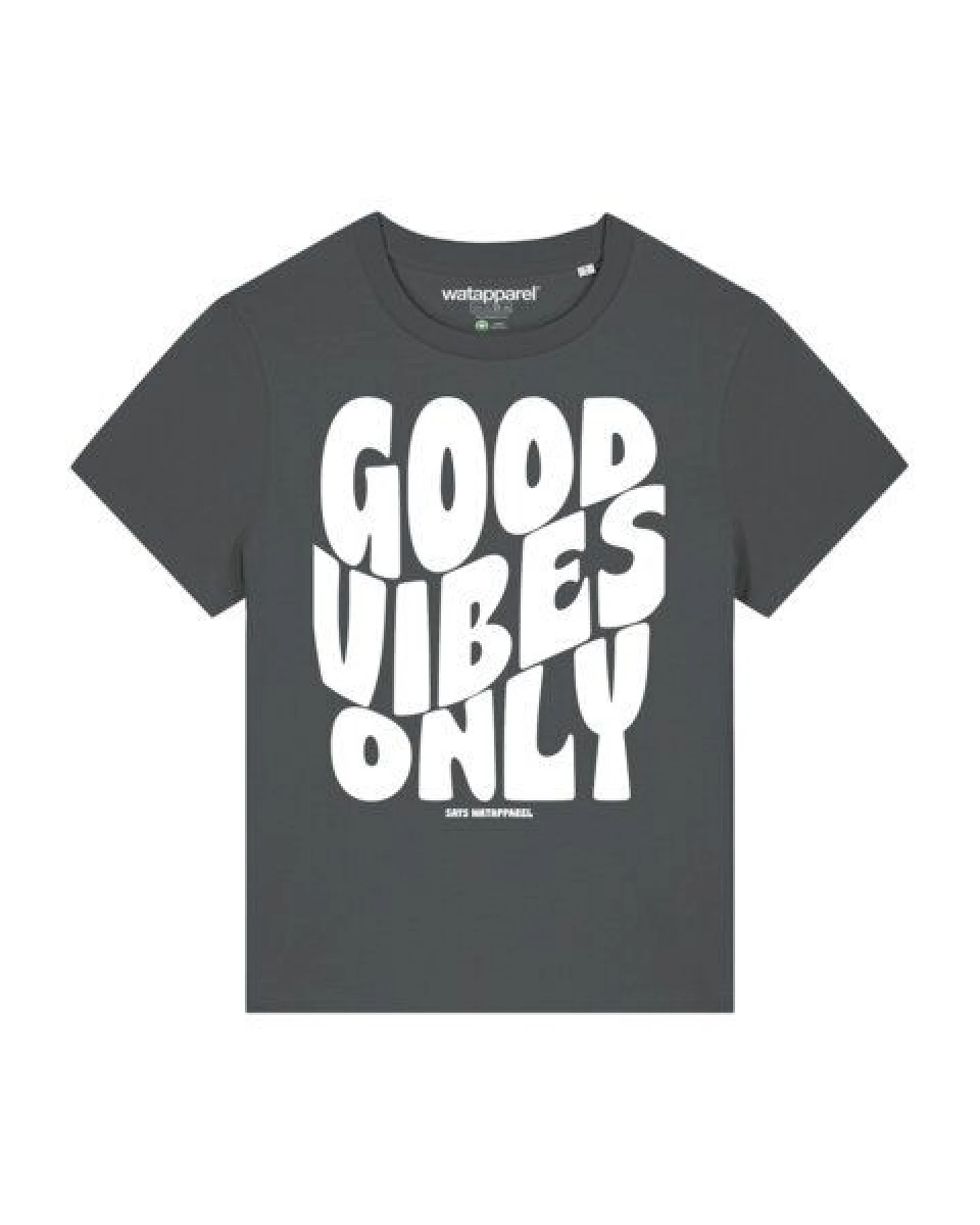 watapparel T-Shirt Frauen Good vibes only – Ansicht 2