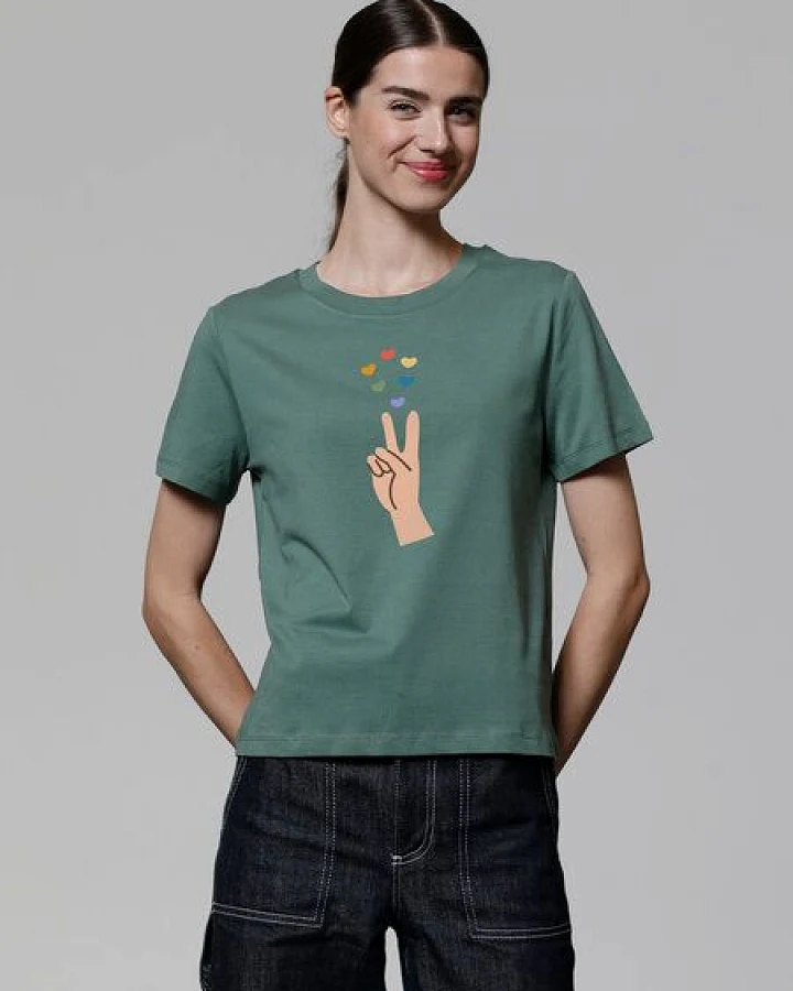 watapparel T-Shirt Frauen Spread Love