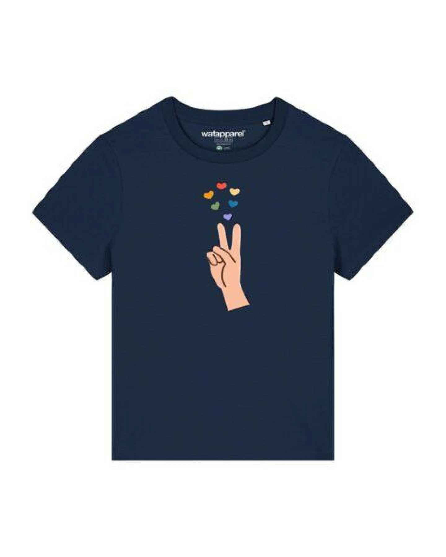 watapparel T-Shirt Frauen Spread Love – Ansicht 2