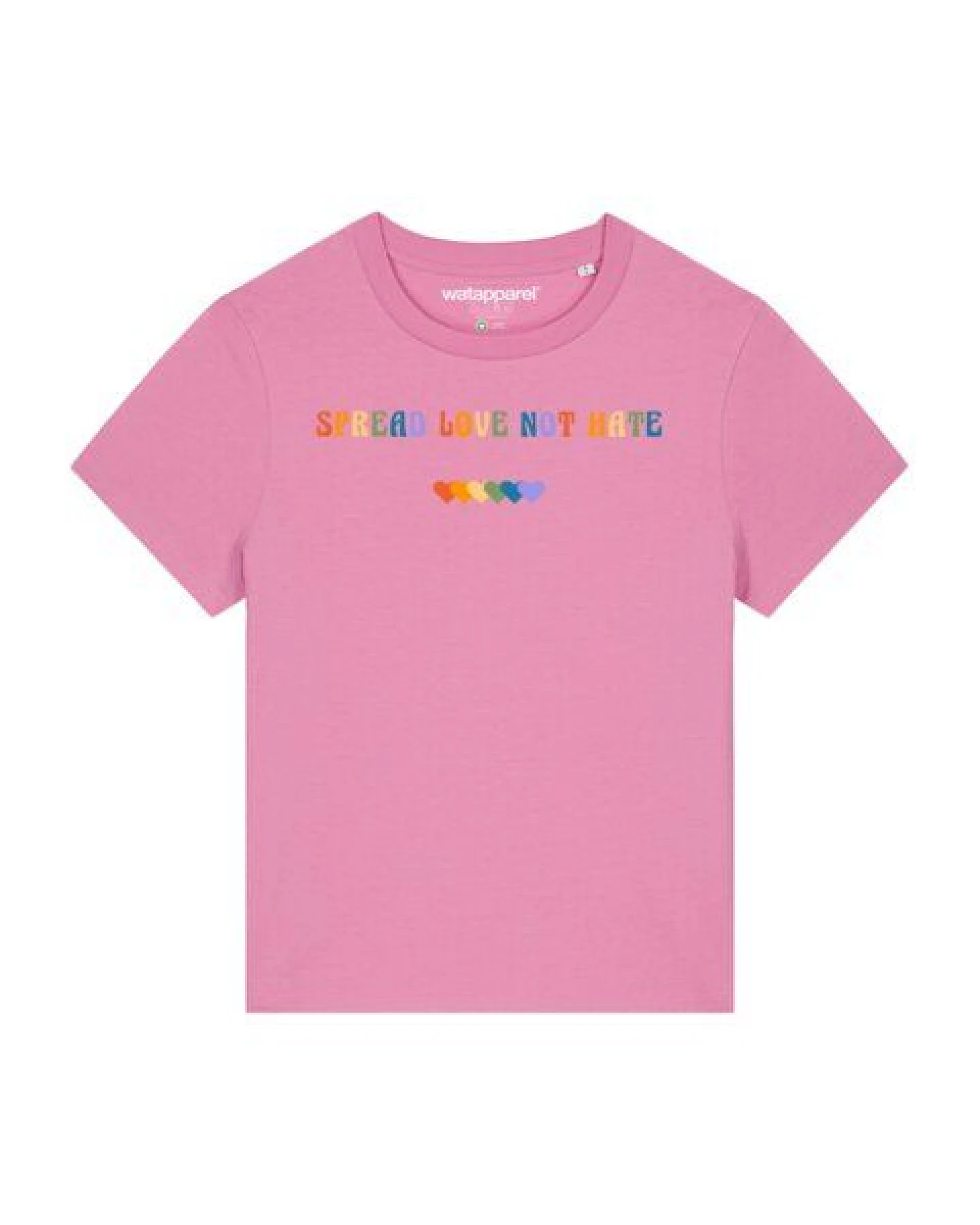 watapparel T-Shirt Frauen Spread Love not Hate – Ansicht 2