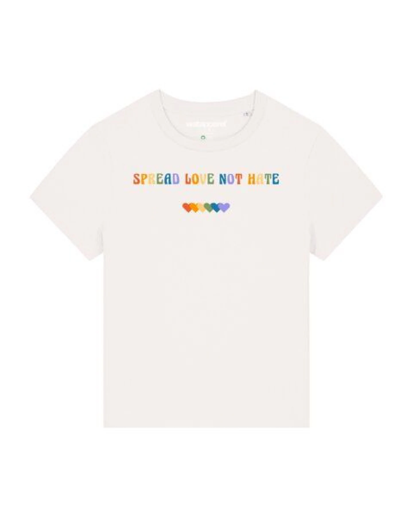 watapparel T-Shirt Frauen Spread Love not Hate – Ansicht 2
