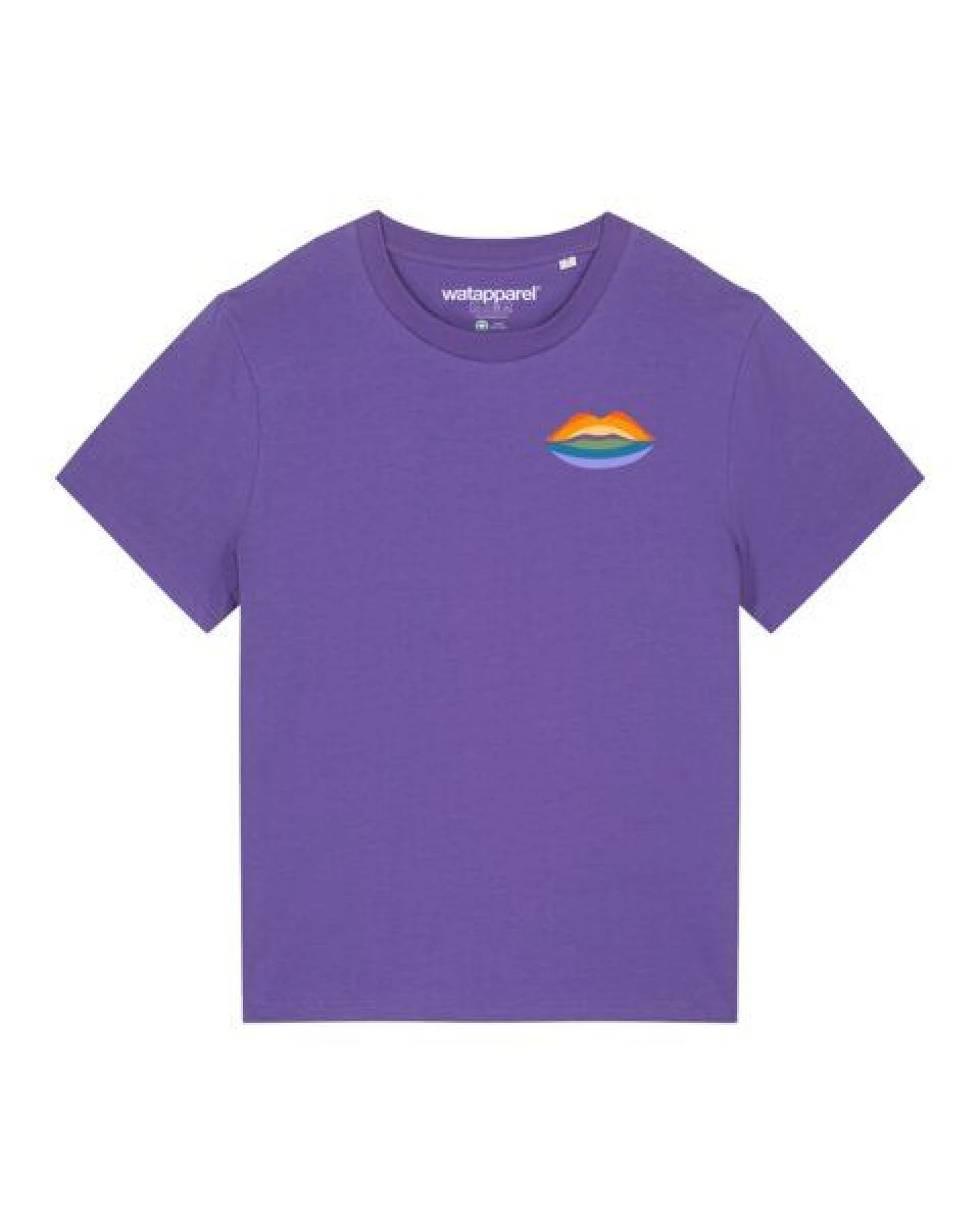 watapparel T-Shirt Frauen Kuss Kuss – Ansicht 2