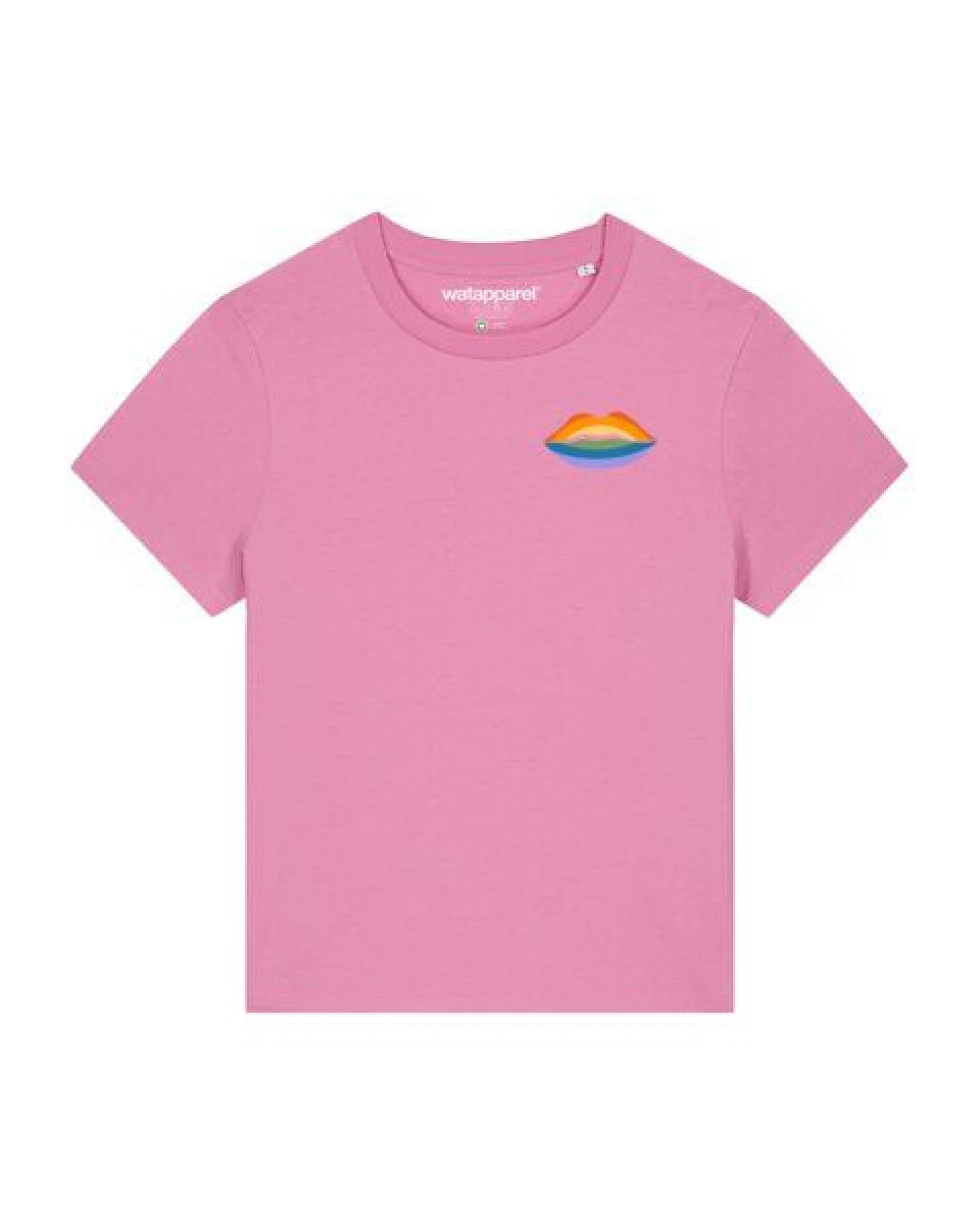 watapparel T-Shirt Frauen Kuss Kuss – Ansicht 2