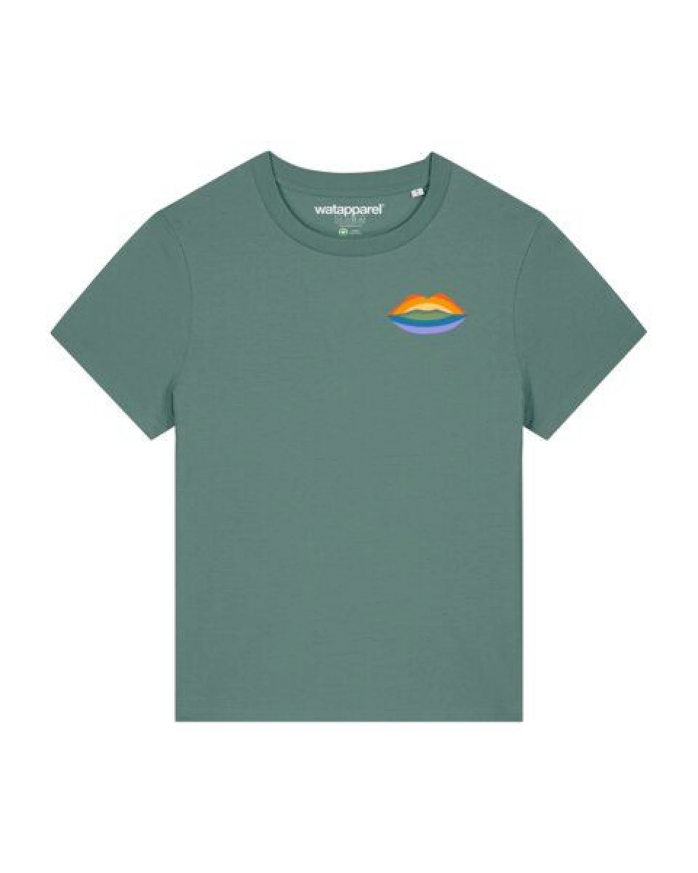 watapparel T-Shirt Frauen Kuss Kuss – Ansicht 2