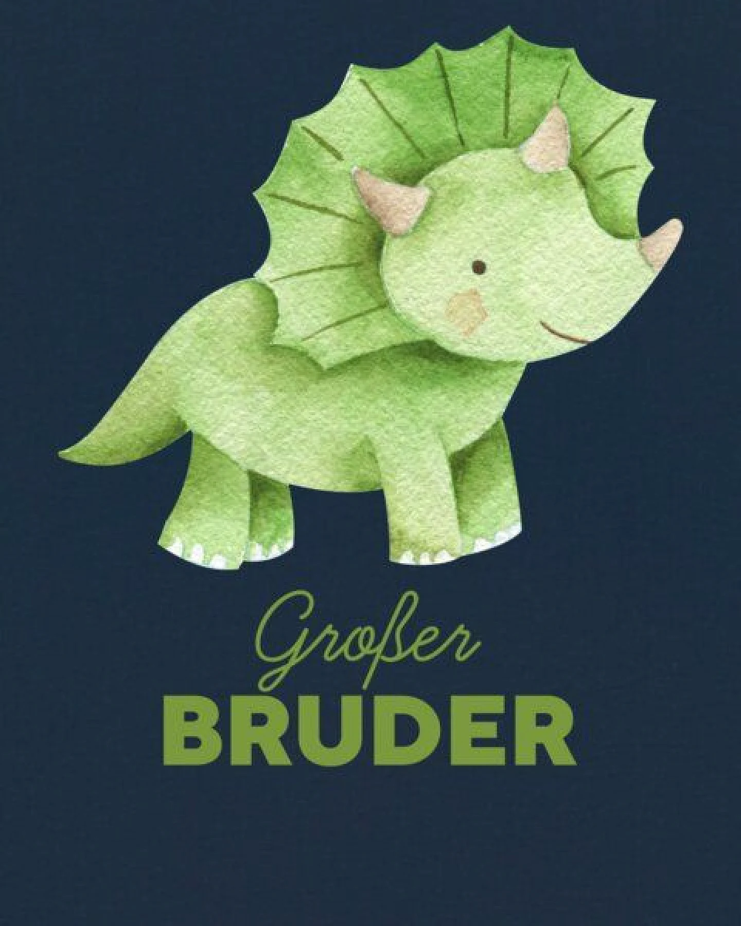 watabout.kids T-Shirt Kinder Dinosaurier 01 Großer Bruder – Ansicht 2
