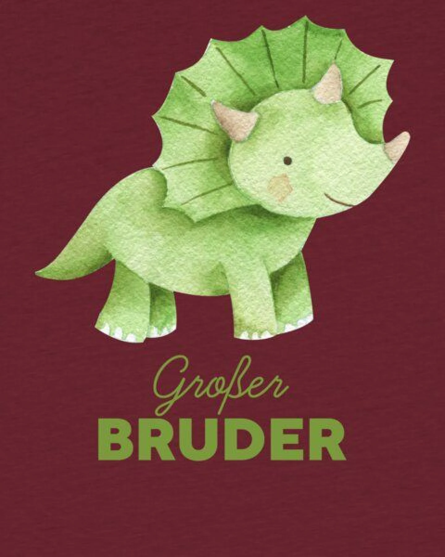 watabout.kids T-Shirt Kinder Dinosaurier 01 Großer Bruder – Ansicht 2