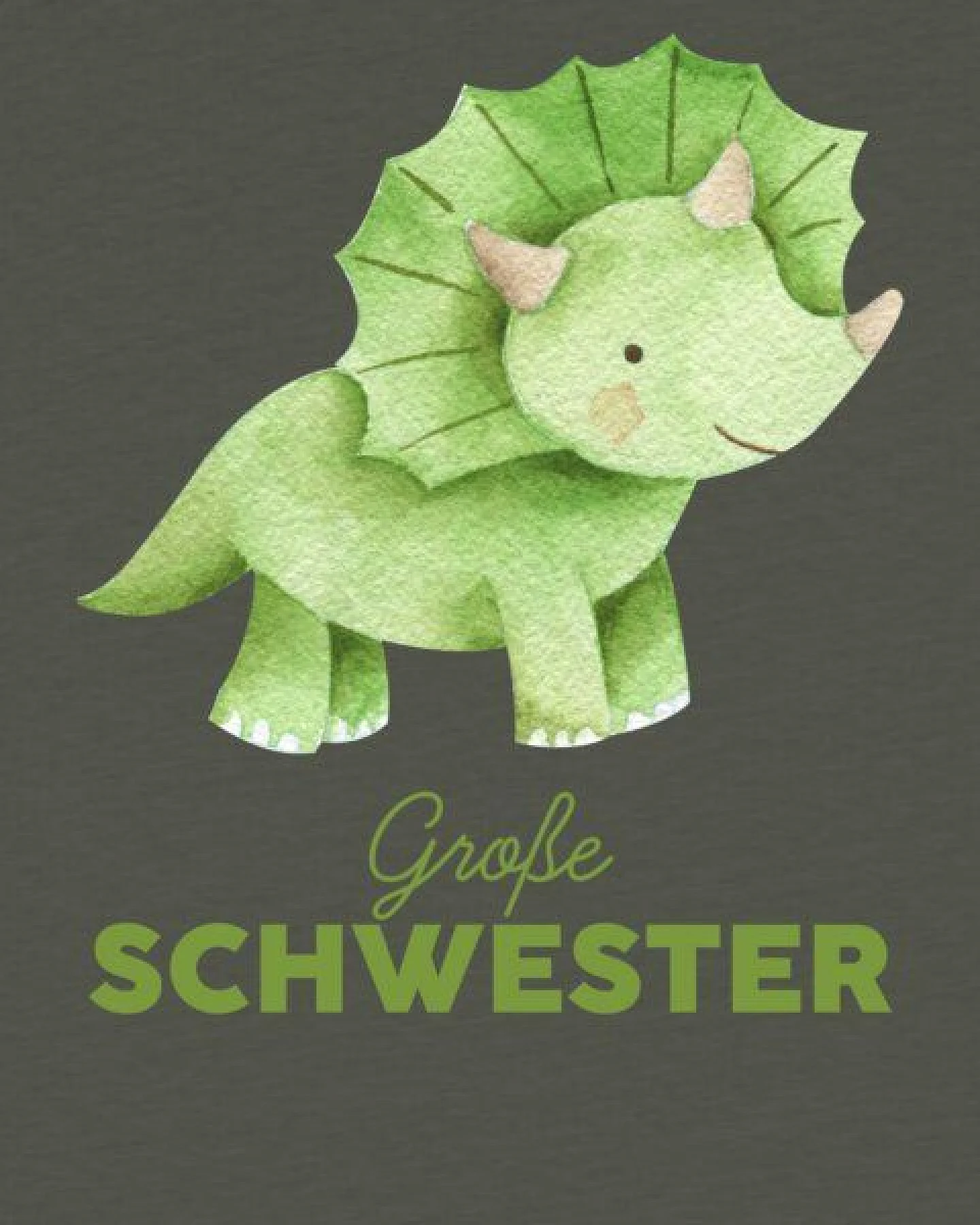 watabout.kids T-Shirt Kinder Dinosaurier 01 Große Schwester – Ansicht 2