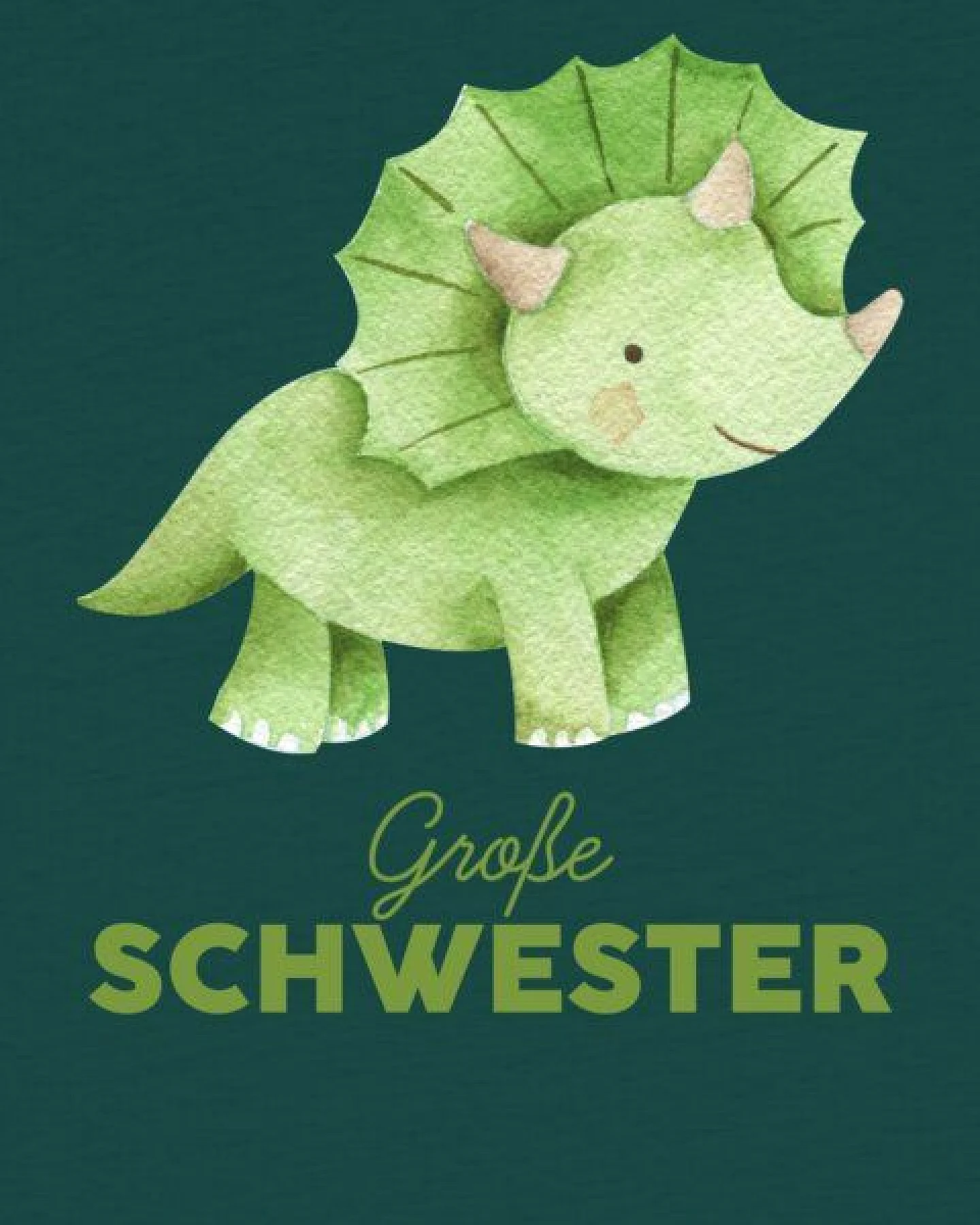 watabout.kids T-Shirt Kinder Dinosaurier 01 Große Schwester – Ansicht 2