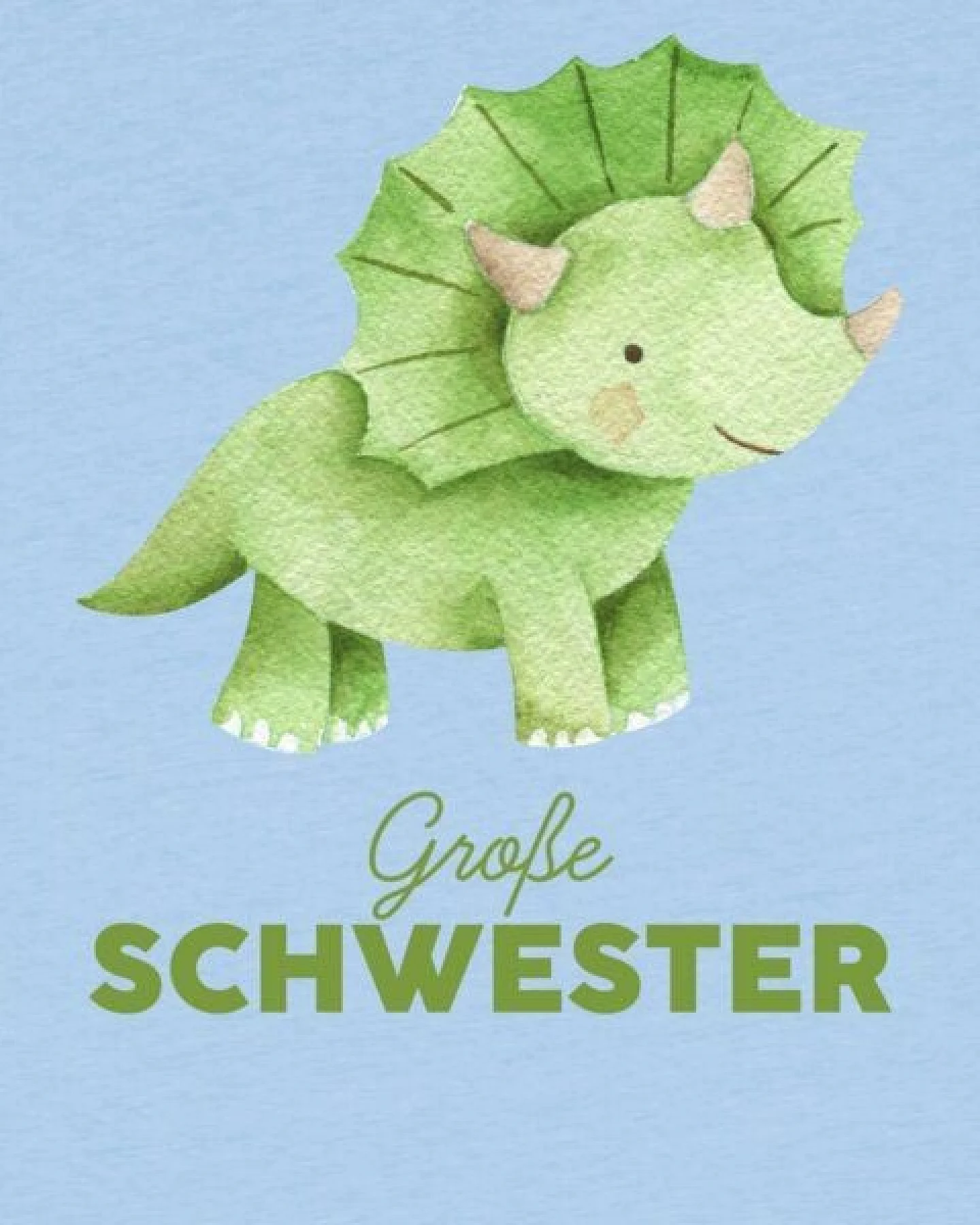 watabout.kids T-Shirt Kinder Dinosaurier 01 Große Schwester – Ansicht 2