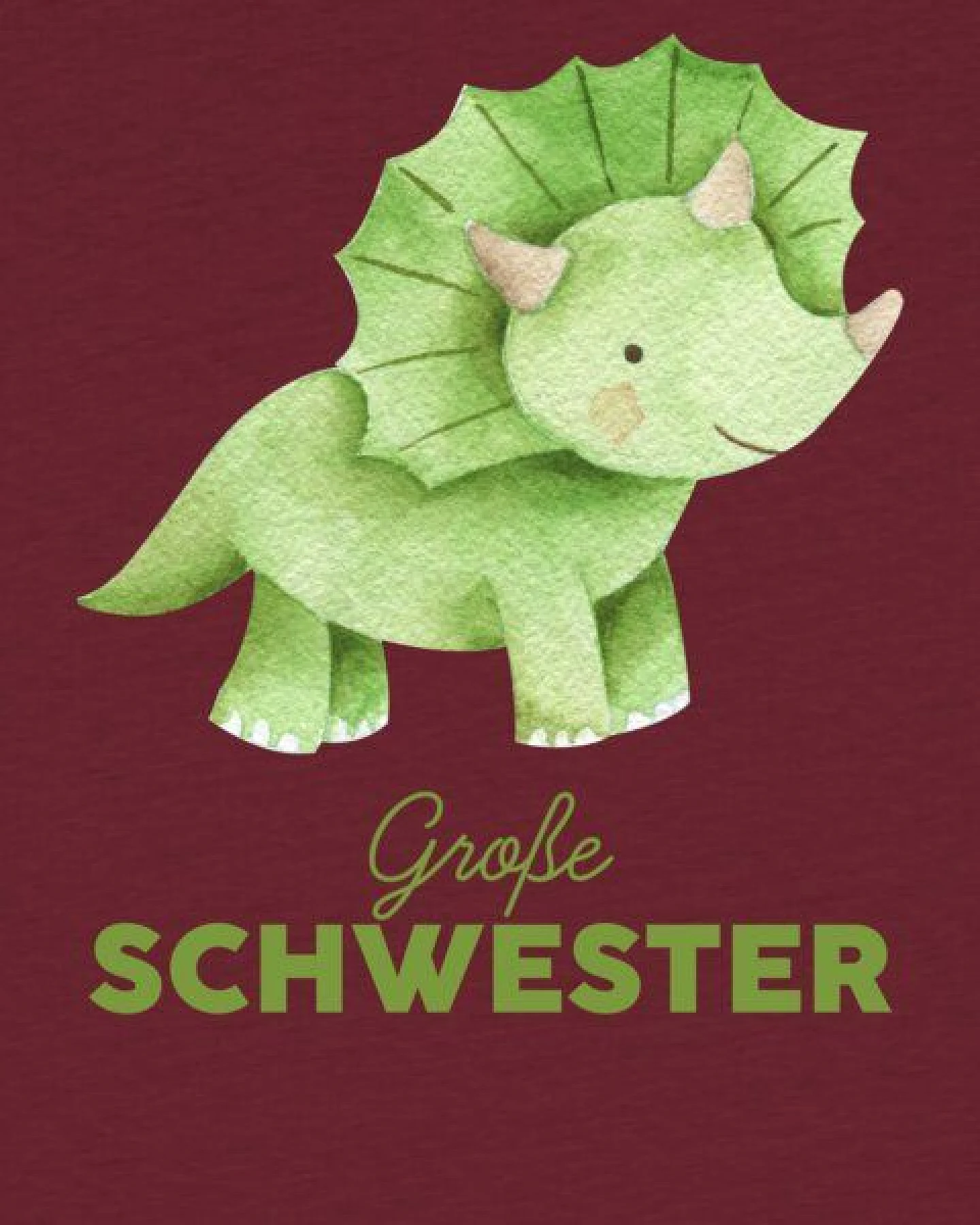 watabout.kids T-Shirt Kinder Dinosaurier 01 Große Schwester – Ansicht 2
