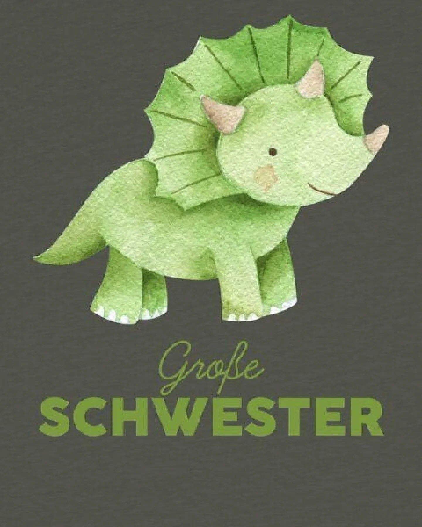 watabout.kids T-Shirt Kinder Dinosaurier 01 Große Schwester – Ansicht 2