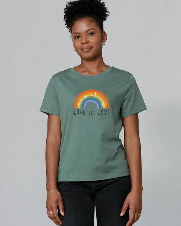 watapparel T-Shirt Frauen Love is Love