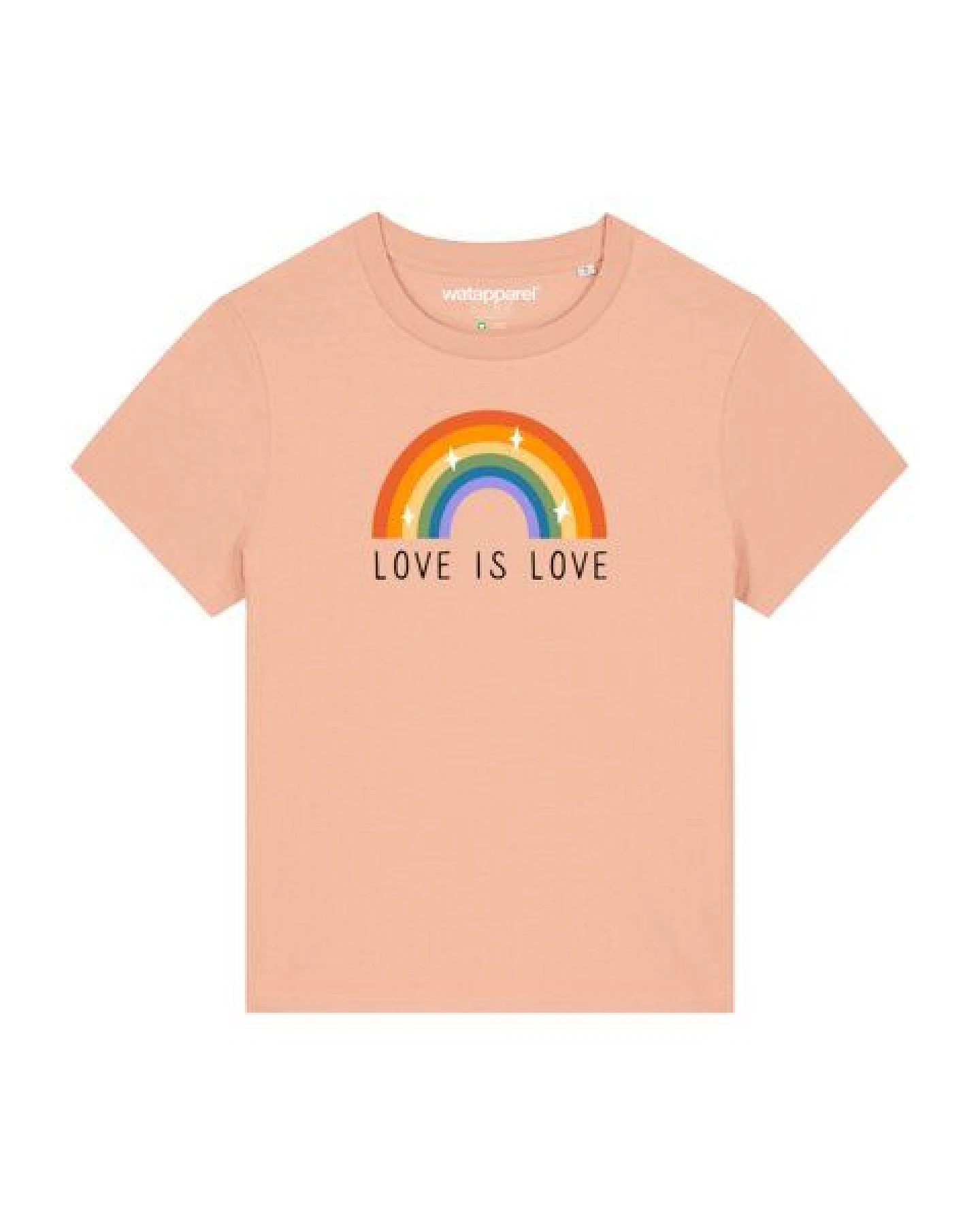 watapparel T-Shirt Frauen Love is Love – Ansicht 2
