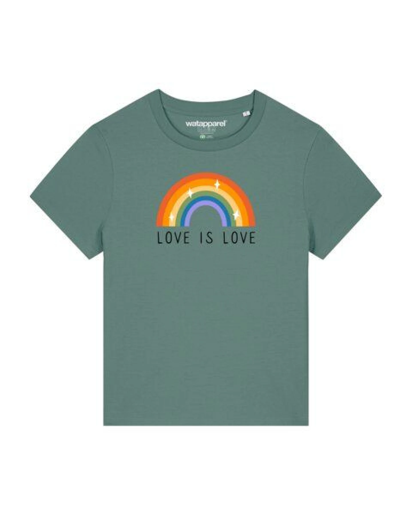watapparel T-Shirt Frauen Love is Love – Ansicht 2