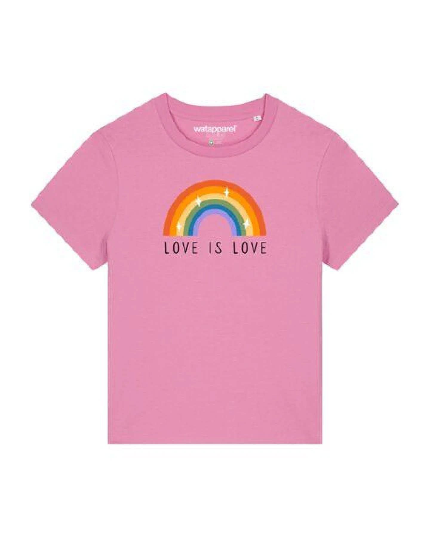 watapparel T-Shirt Frauen Love is Love – Ansicht 2