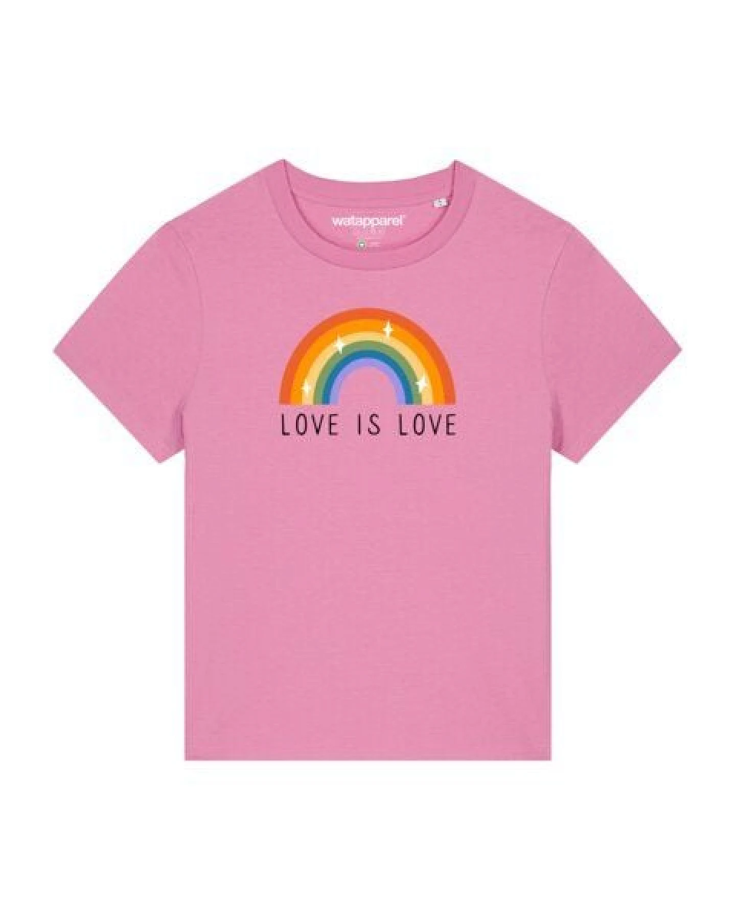 watapparel T-Shirt Frauen Love is Love – Ansicht 2