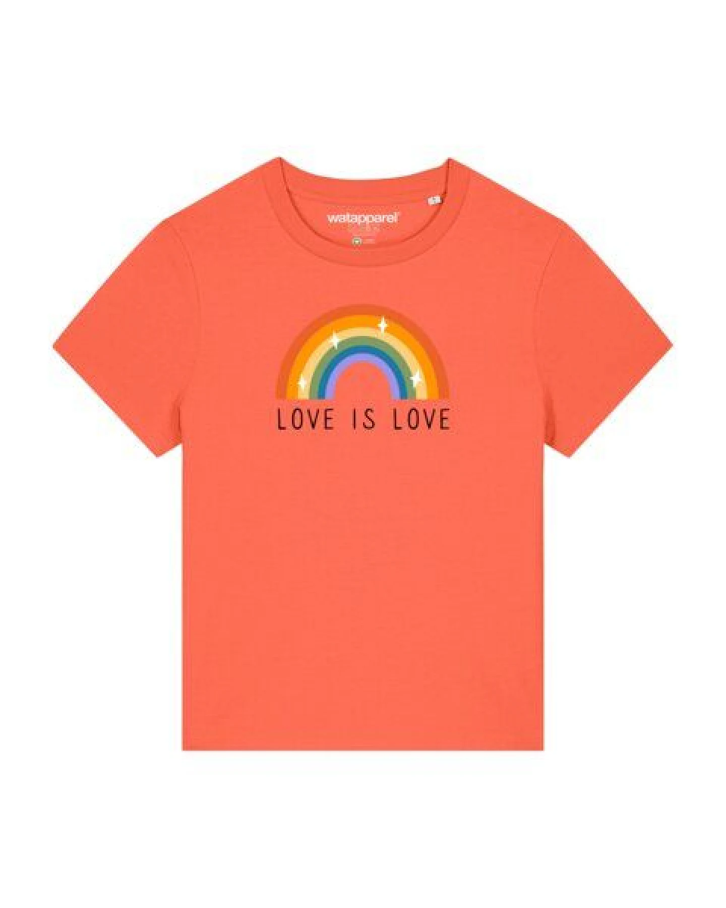 watapparel T-Shirt Frauen Love is Love – Ansicht 2