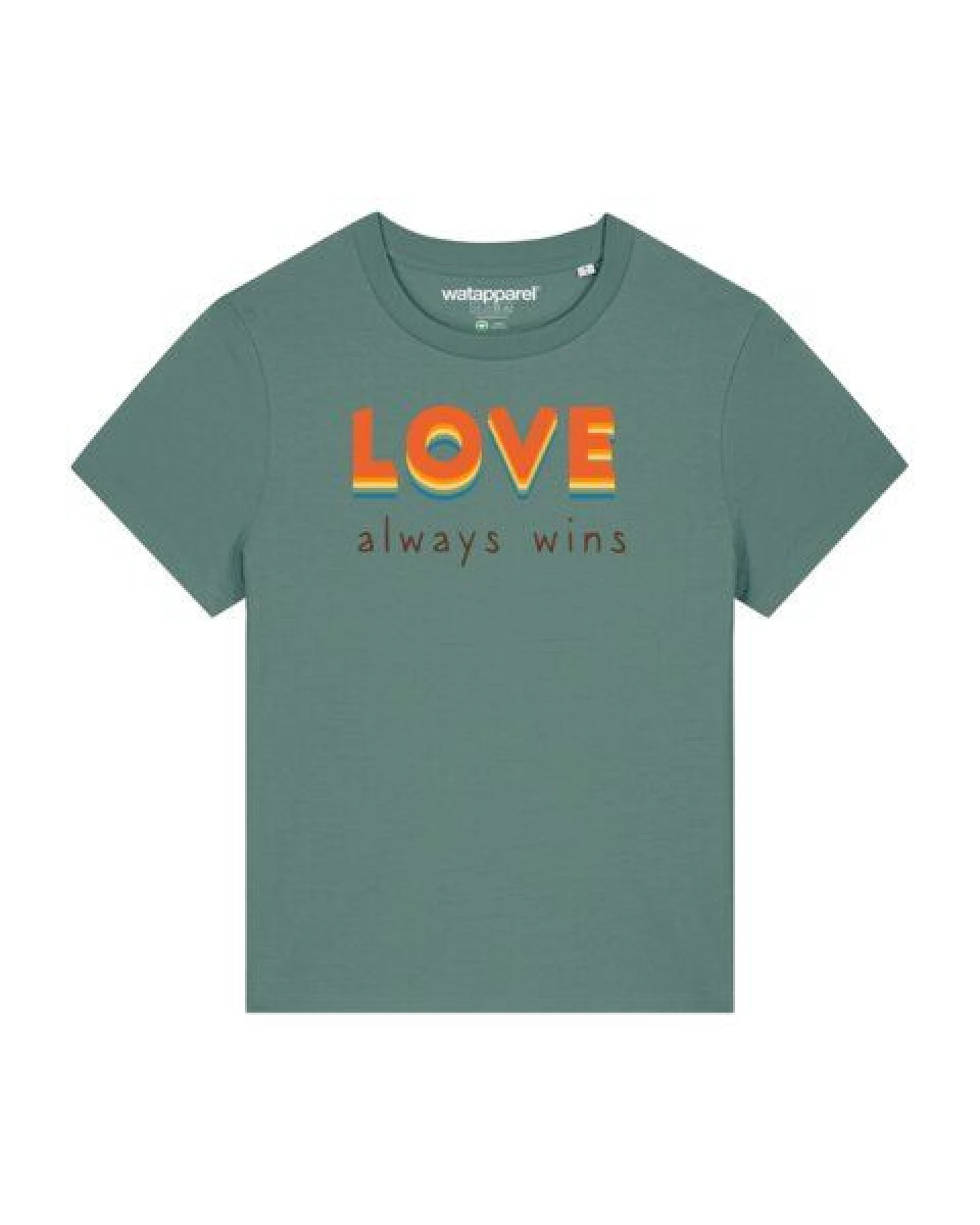 watapparel T-Shirt Frauen Love always wins – Ansicht 2