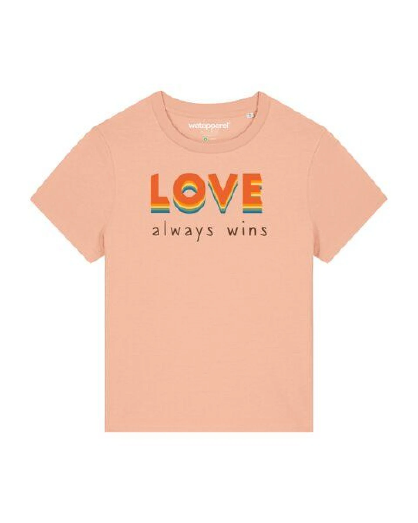 watapparel T-Shirt Frauen Love always wins – Ansicht 2