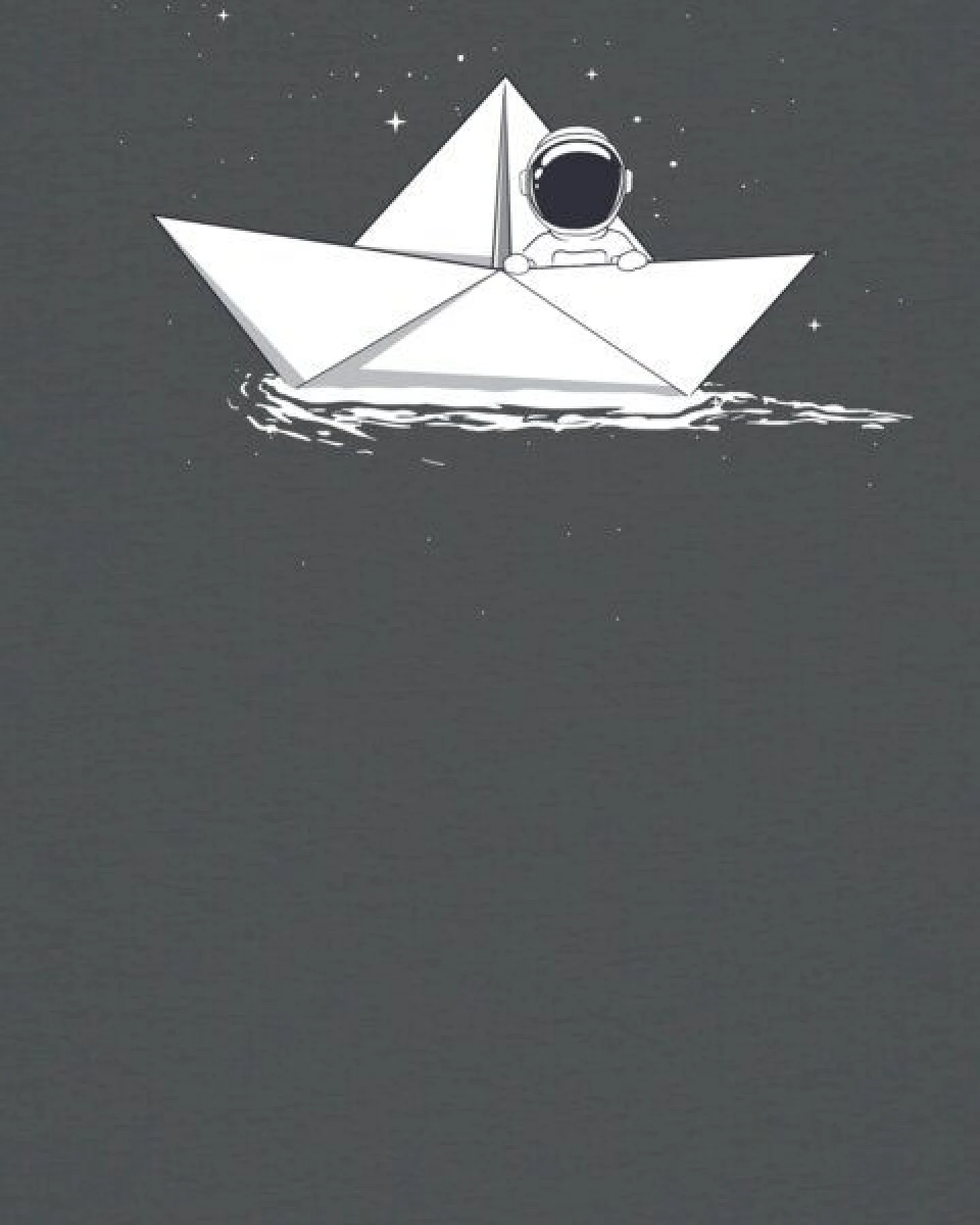 watapparel T-Shirt Frauen Astronaut in paper boat – Ansicht 3