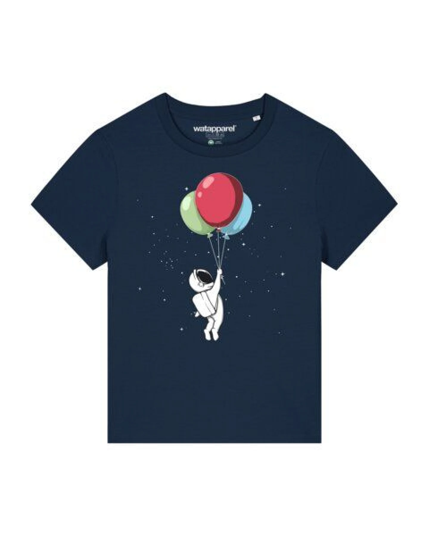 watapparel T-Shirt Frauen Little Balloon Astronaut – Ansicht 2