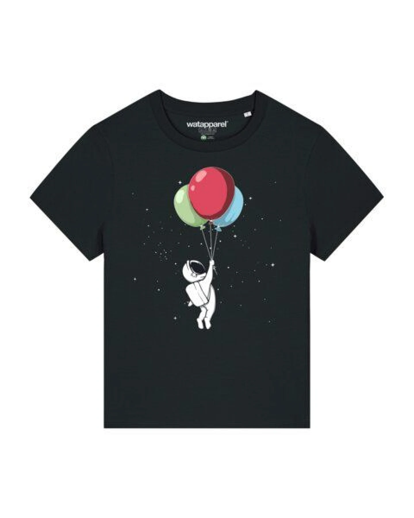 watapparel T-Shirt Frauen Little Balloon Astronaut – Ansicht 2