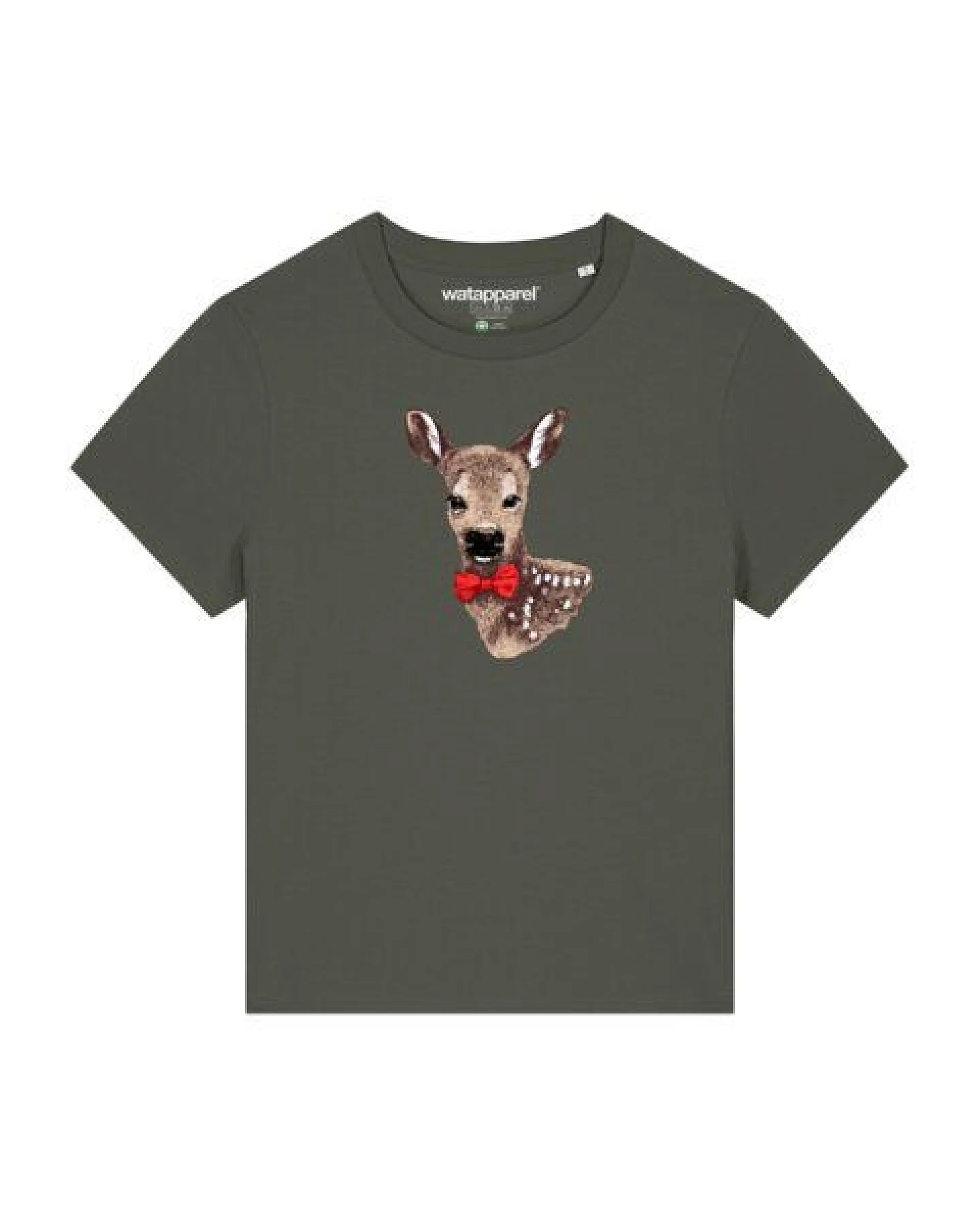 watapparel T-Shirt Frauen Rehkitz – Ansicht 2