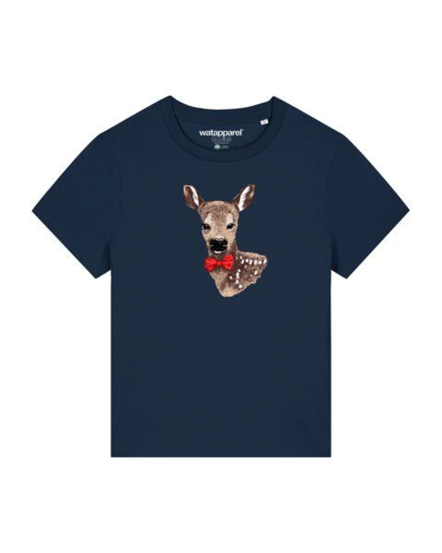 watapparel T-Shirt Frauen Rehkitz – Ansicht 2