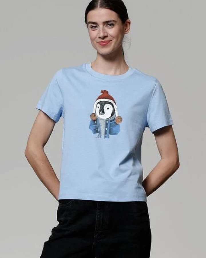 watapparel T-Shirt Frauen Pinguin