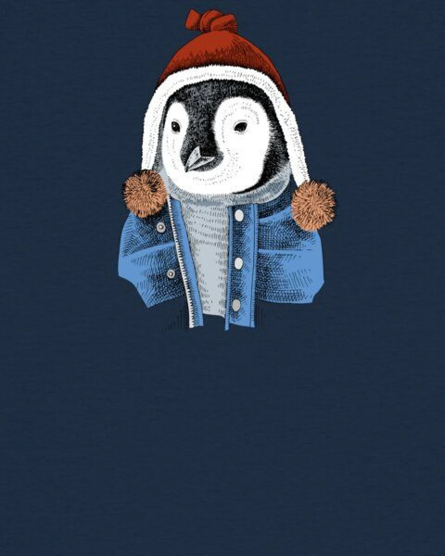 watapparel T-Shirt Frauen Pinguin – Ansicht 3