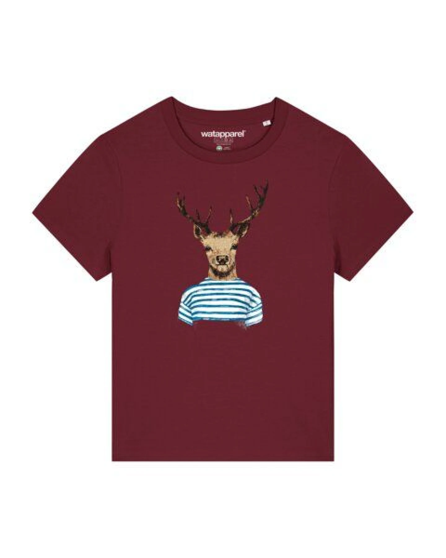 watapparel T-Shirt Frauen Hirsch – Ansicht 2