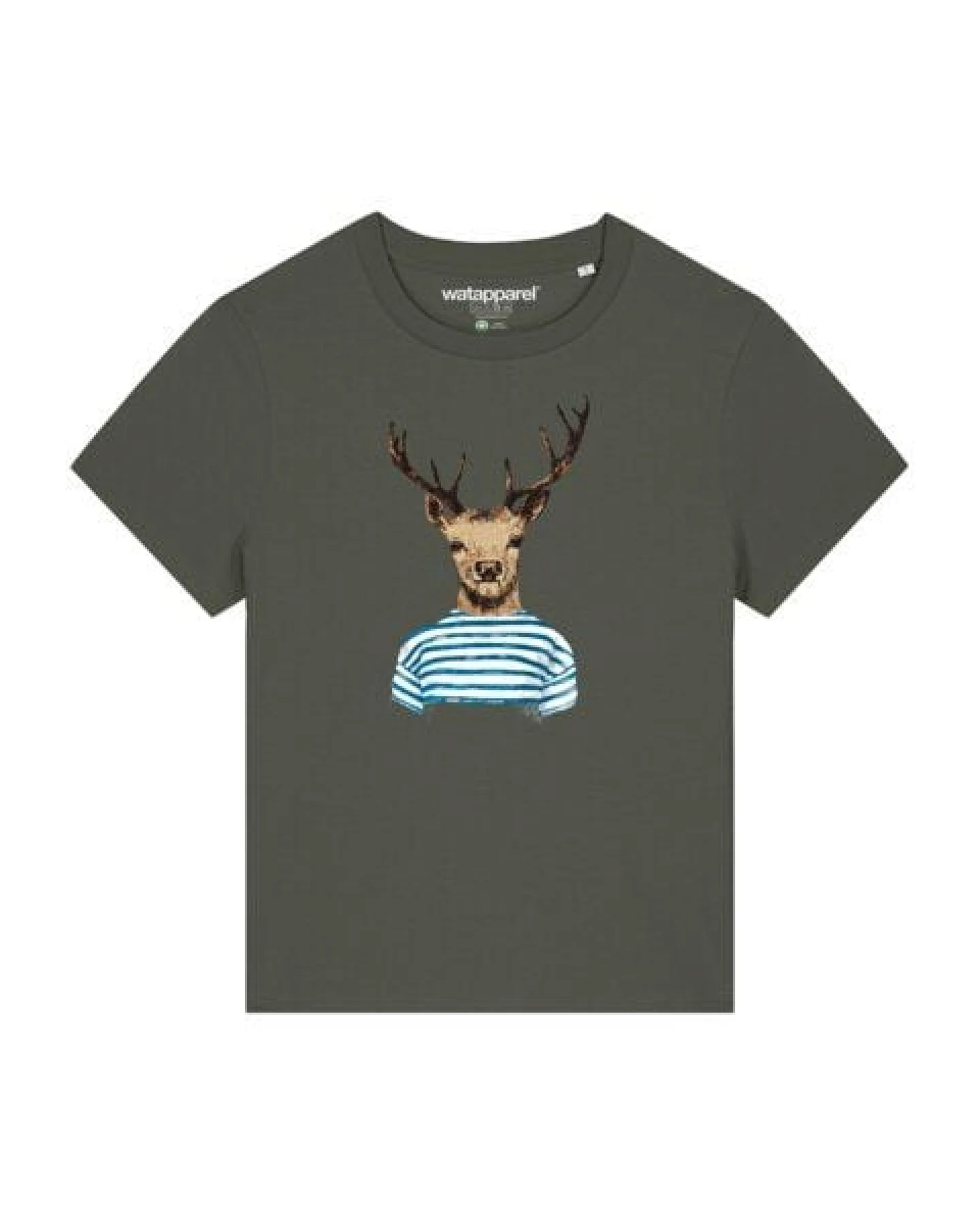 watapparel T-Shirt Frauen Hirsch – Ansicht 2