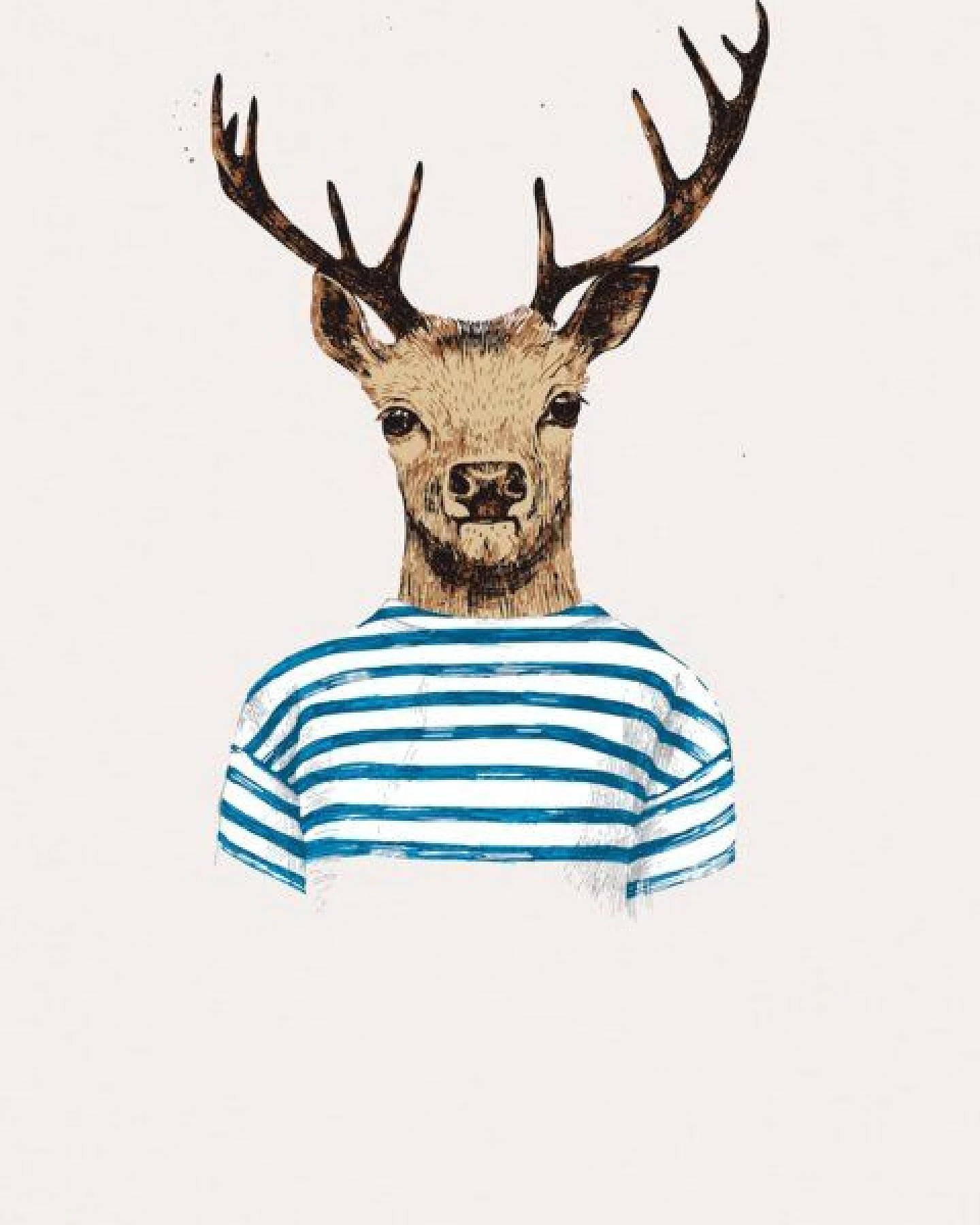 watapparel T-Shirt Frauen Hirsch – Ansicht 3