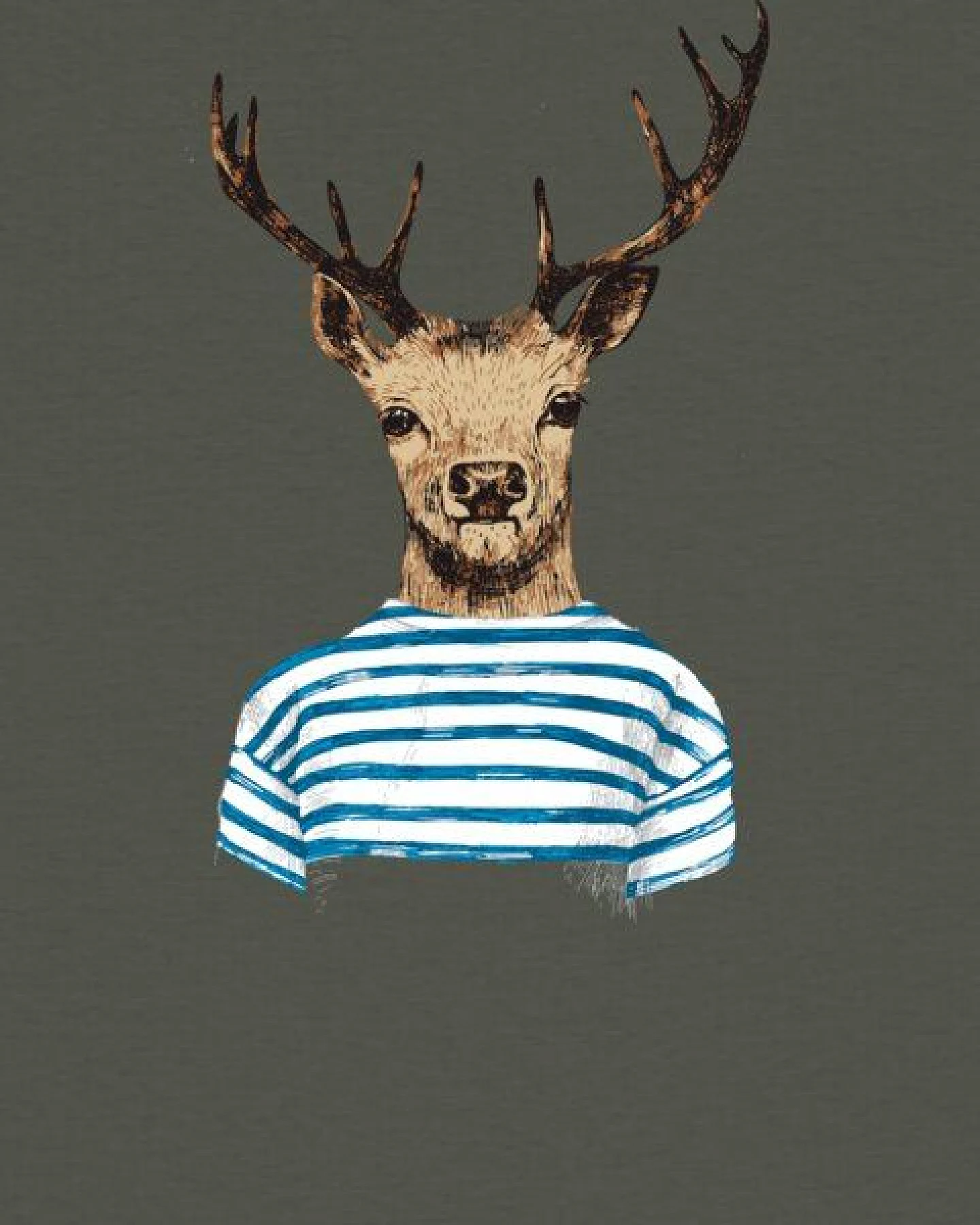 watapparel T-Shirt Frauen Hirsch – Ansicht 3