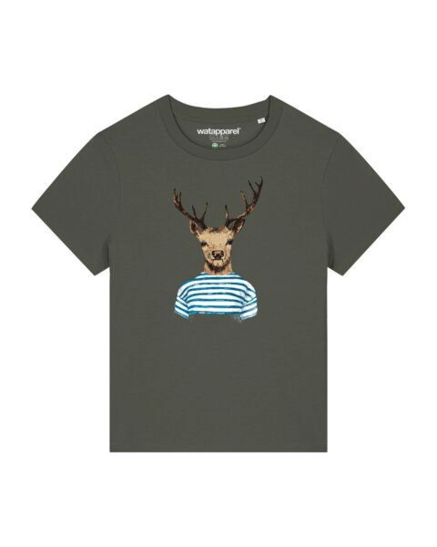 watapparel T-Shirt Frauen Hirsch – Ansicht 2