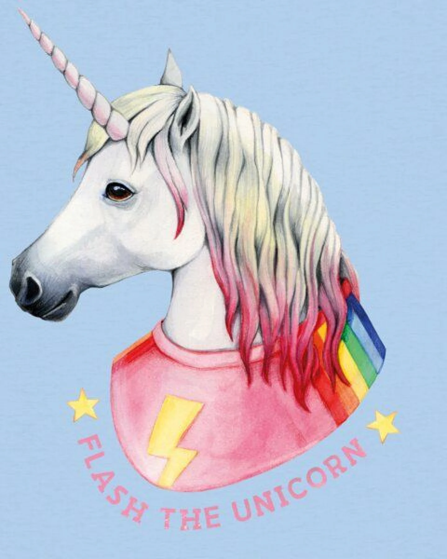watapparel T-Shirt Frauen Flash, the unicorn – Ansicht 3