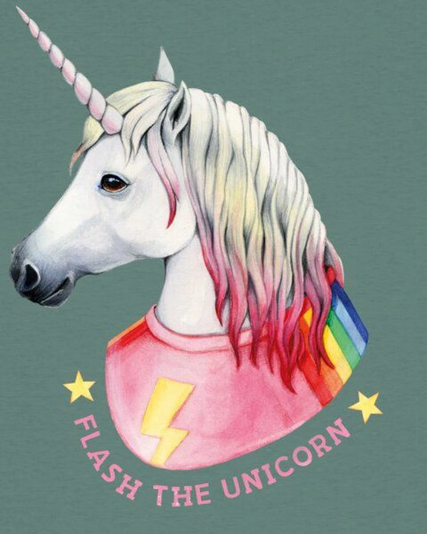 watapparel T-Shirt Frauen Flash, the unicorn – Ansicht 3