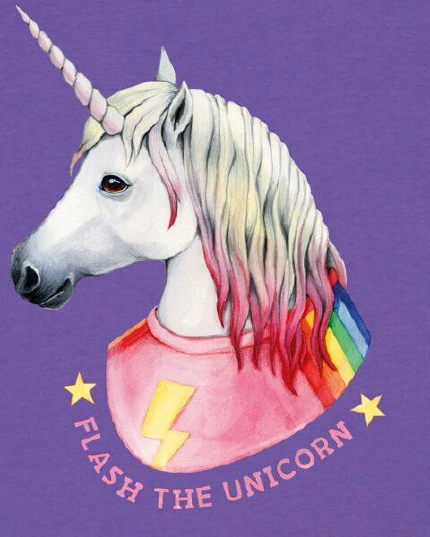 watapparel T-Shirt Frauen Flash, the unicorn – Ansicht 3