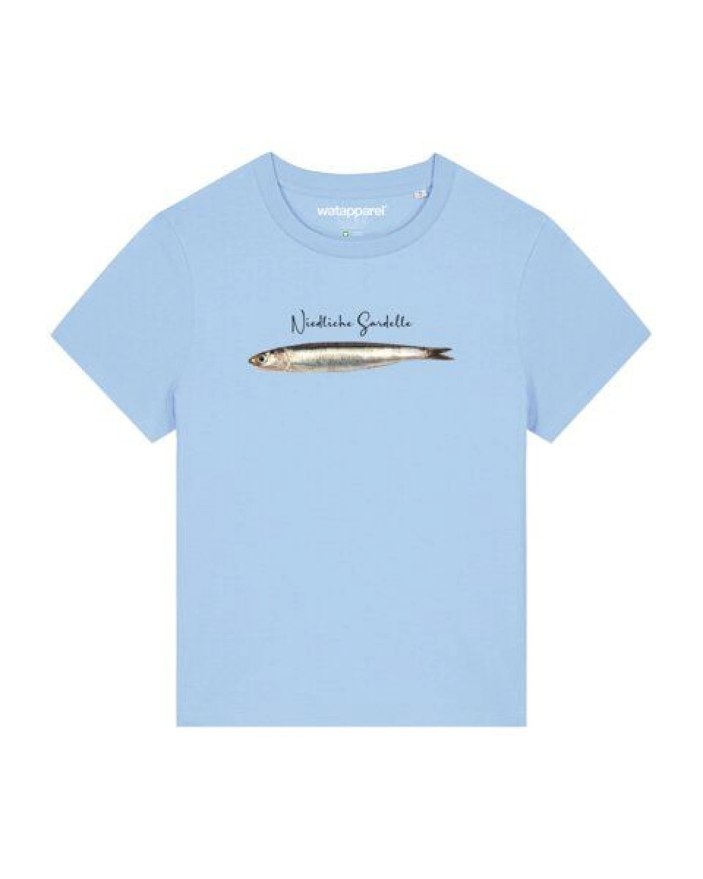 watapparel T-Shirt Frauen Niedliche Sardelle – Ansicht 2