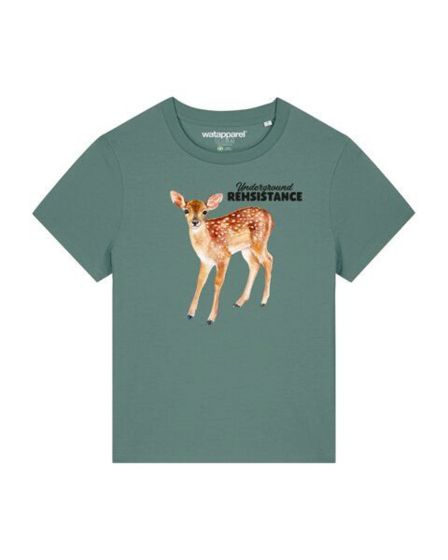 watapparel T-Shirt Frauen Underground Rehsistance – Ansicht 2