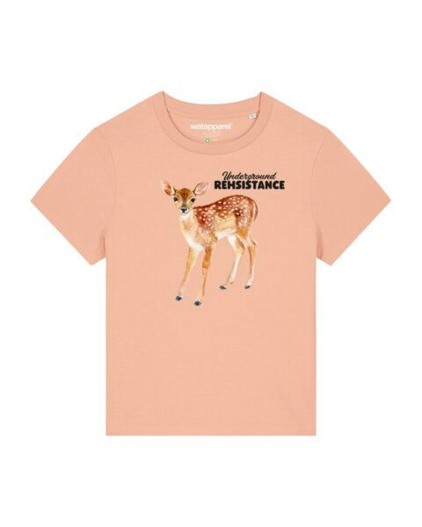 watapparel T-Shirt Frauen Underground Rehsistance – Ansicht 2