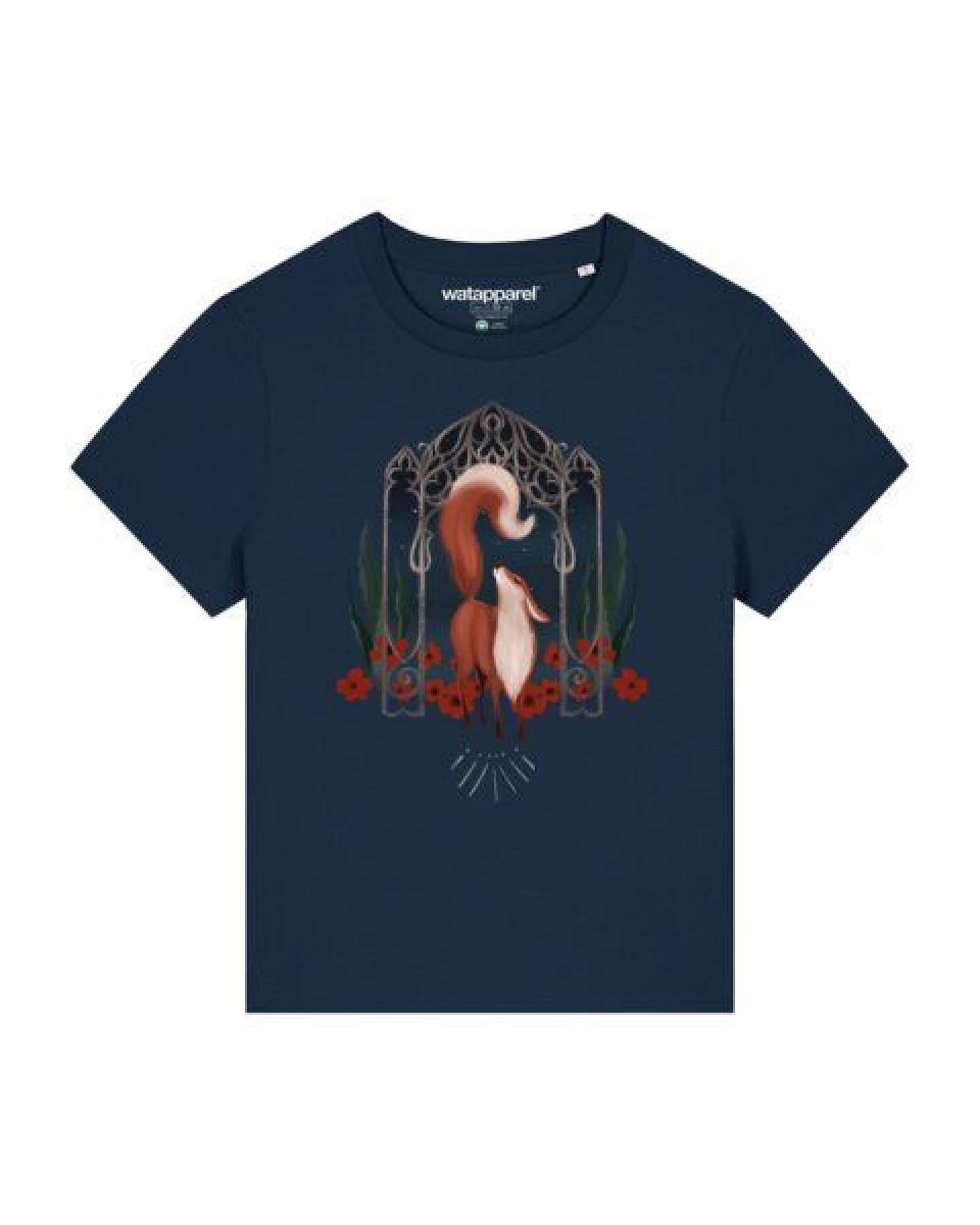 watapparel T-Shirt Frauen Der wunderschöne Fuchs – Ansicht 2